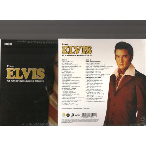 17 Cm X 17 Cm 2 Cd Digipack From Elvis At American Sound Studio 