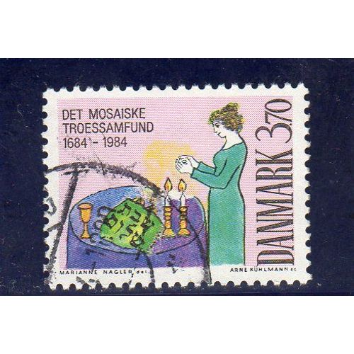 Timbre-Poste Du Danemark (300ème Anniversaire De La Fondation De La Communauté Juive De Copenhague)