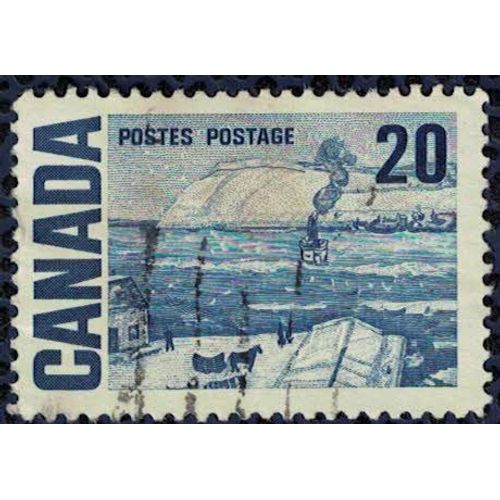 Canada 1969 Oblitéré Used Peinture Traversée En Ferry Au Québec Su