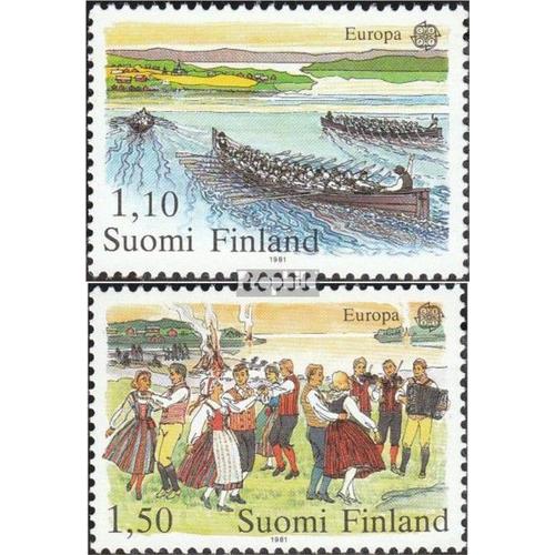 Finlande 881-882 (Édition Complète) Neuf 1981 Europe: Folklore