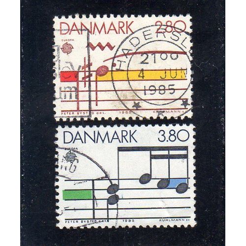 Timbres-Poste Du Danemark (Europa 1985, Année Européenne De La Musique)