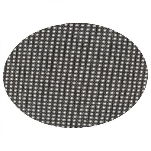 Set De Table Ovale 48x35cm Gris Foncé