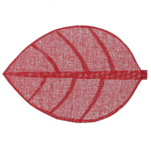 Set De Table "Feuille" 33x50cm Rouge