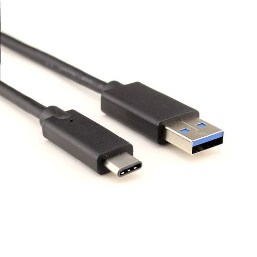 Valueline - Câble USB - 24 pin USB-C (M) pour USB type A (M) - USB 3.1 Gen 2 - 1 m - noir