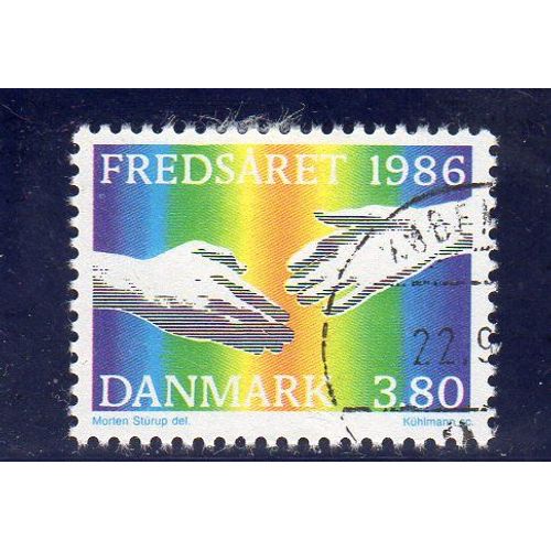 Timbre-Poste Du Danemark (Année Internationale De La Paix)