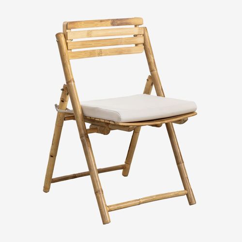 Pack De 2 Chaises De Salle À Manger Pliantes En Bambou Nelida Bambou