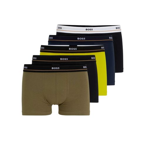 Boxer Boss Essential Trunk Pack X5 Homme Multicolor