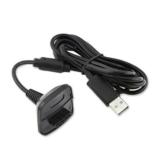 2 En 1 Usb Câble Charge Chargeur Recharge Pour Manette Microsoft Xbox 360