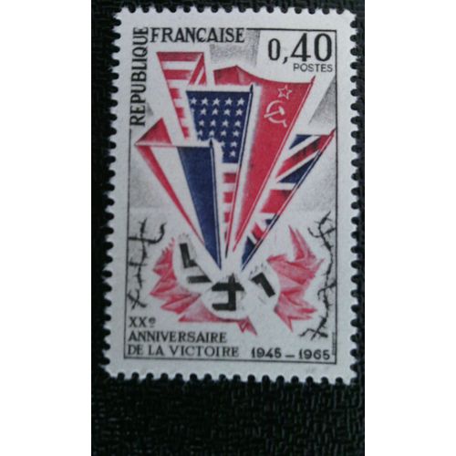 Timbre France (Yt1450) 1965 Vingtième Anniversaire De La Victoire