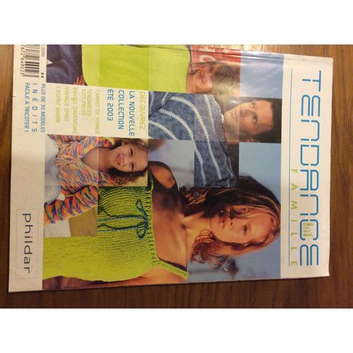 Catalogue Phildar N°386 Tendance Famille Printemps 2003