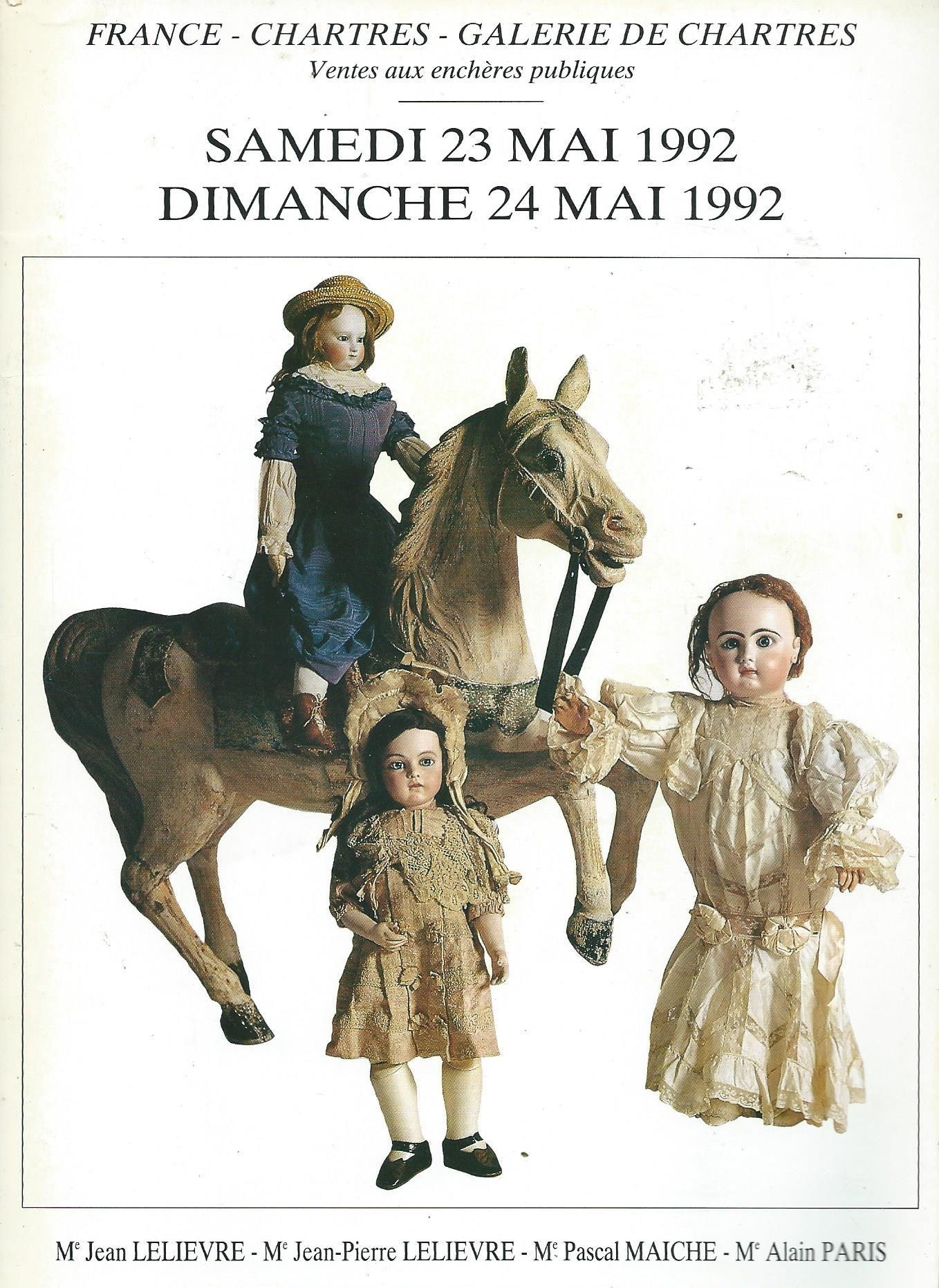 Une poupée vendue 102.400 € aux enchères, un record de vente pour la  Galerie de Chartres - Chartres (28000)