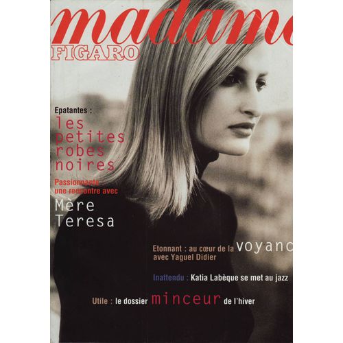 Madame Figaro / 18-11-1995 N°15941 : Katia Labèque (4p) - Mère Teresa (5p)