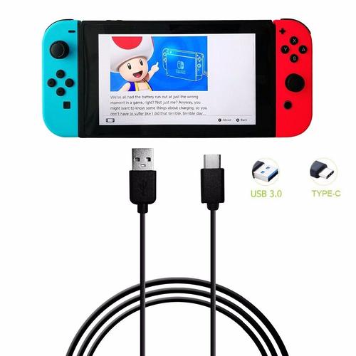 Câble Chargeur Usb 3.0 Pour Nintendo Switch - 1,5 Mètre.
