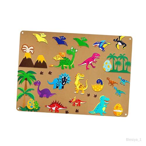 Story Busy Board, Matériel Pédagogique Pour Les Tout-Petits Âgés De 1 À Dinosaure