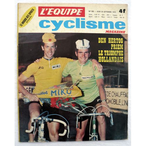 L'Équipe Cyclisme Magazine N° 55 - Du 28 Septembre 1972.