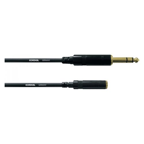 Cable jack-jack stéréo 3m Cordial CFM3VY