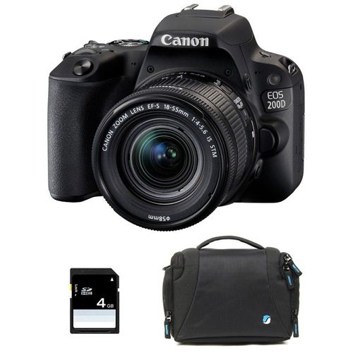 CANON EOS 200D + 18-55 IS STM GARANTI 3 ans + Sac + SD 4Go