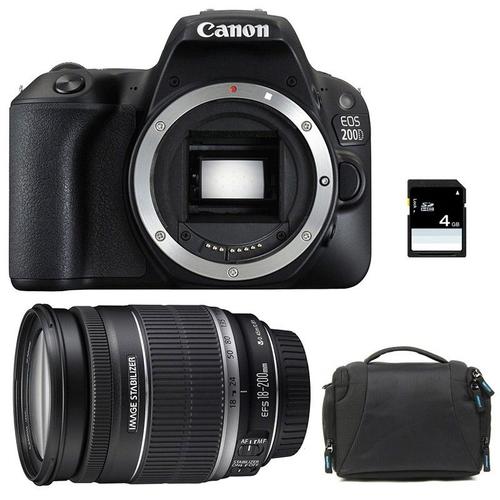 CANON EOS 200D + 18-200 IS GARANTI 3 ans + Sac + SD 4Go