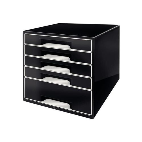 Leitz Bloc De Classement Dual - Noir Et Gris Noir