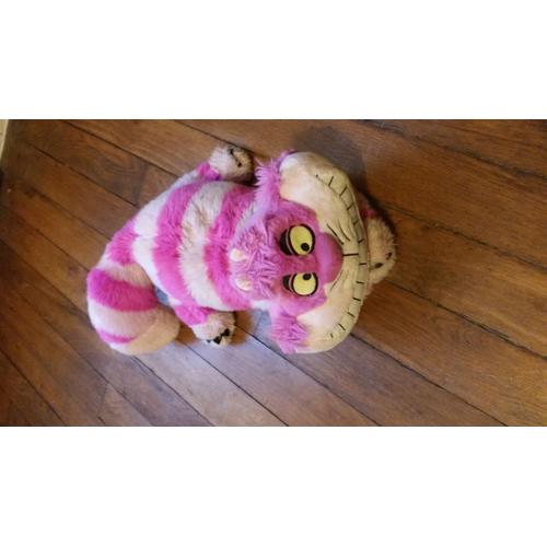 Peluche - Chat D'alice Aux Pays Des Merveilles - Cheshire - Disney