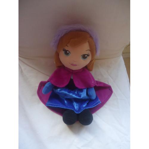 Anna En Peluche Dans La Reine Des Neiges 31 Cm Frozen Disney Nicotoy 