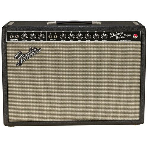 Fender 64 Custom Deluxe Reverb - Noir Et Argent