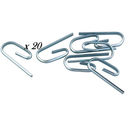 AGRAFES ESCARGOT ACIER ZINC x20 