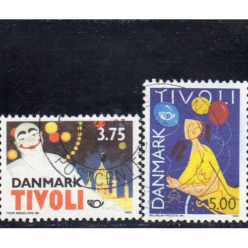 Timbres-Poste Du Danemark (Norden 1993, Parc D'attraction De Tivoli)