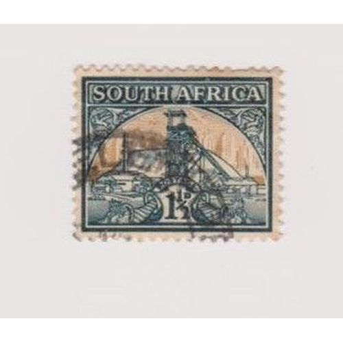 Timbre Afrique Du Sud Minerais Mine Or