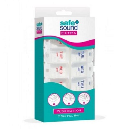 Coffre-Fort Safe & Sound Boite À Pilule De 7 Jours Am / Pm 