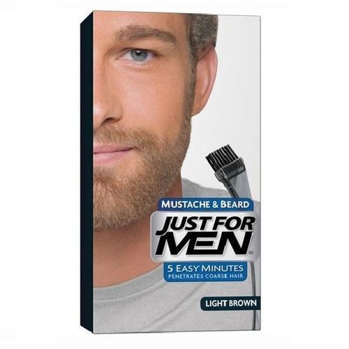 Juste Pour Homme M25 Couleur Gel Barbes Moustaches Et Brûlures Brun Clair 