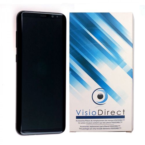 Visiodirect® Ecran Complet Pour Samsung Galaxy S8 Plus G955f Téléphone Portable Noir Vitre Tactile + Écran Lcd Sur Chassis