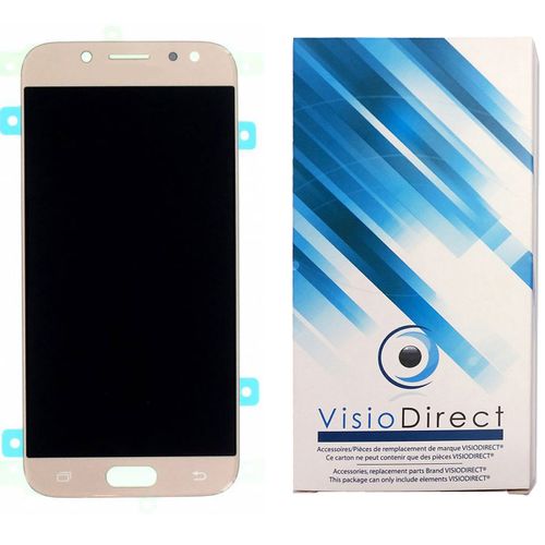 Visiodirect® Ecran Complet Pour Samsung Galaxy J5 2017 Sm-J530f Téléphone Portable Doré Or Vitre Tactile + Écran Lcd