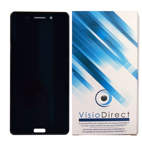Visiodirect® Ecran Complet Pour Nokia 6 Noir 5.5" Téléphone Portable Vitre Tactile + Écran Lcd