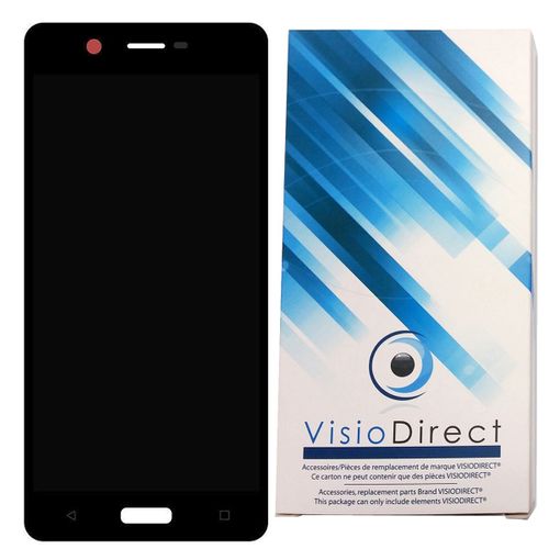 Visiodirect® Ecran Complet Pour Nokia 5 Noir 5.2" Téléphone Portable Vitre Tactile + Écran Lcd