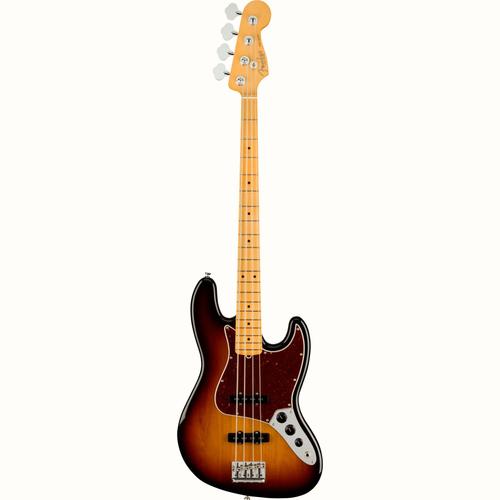 Fender American Professional Ii Jazz Bass 3-Tone Sunburst Mn Basse Électrique Avec Étui