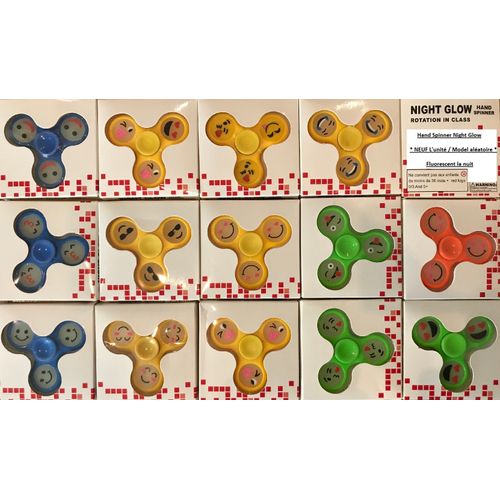 Hand Spinner Night Glow / Model Aléatoire - Fluorescent La Nuit