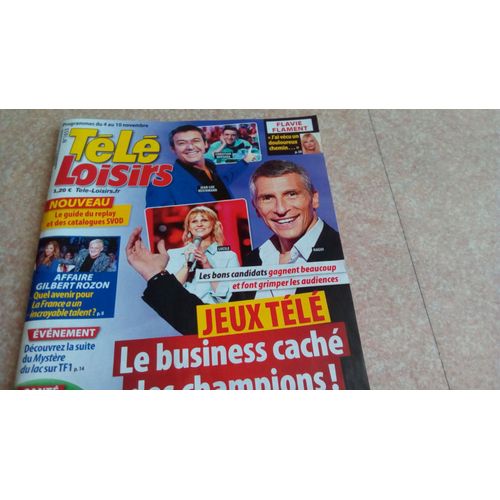 Télé Loisirs 1653 Jeux Télé,Flavie Flament,Affaire Gilbert Rozon,La Suite Du Mystère Du Lac