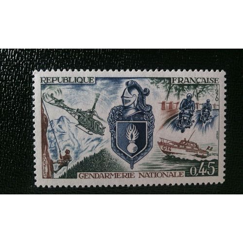 Timbre France (Yt1622) 1970 Gendarmerie Nationale