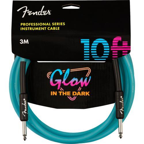 Professional Glow in the Dark Cable Blue 3 mètres