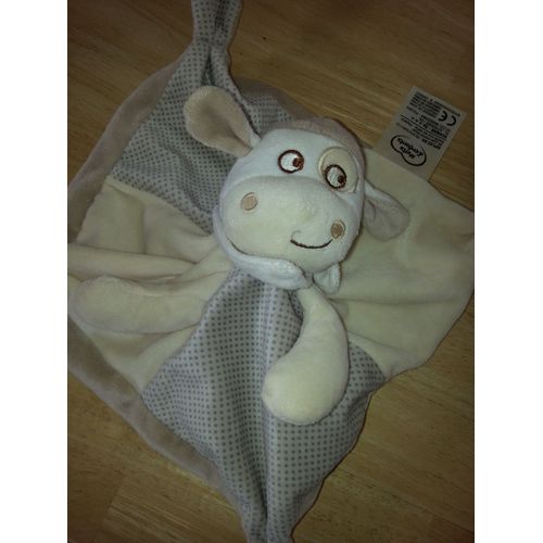 Doudou Vache Beige Creme Cocard Mots D Enfants Siplec Leclerc