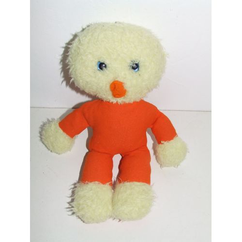Poussin Canard Delacoste Ancien Vintage Doudou Peluche 28 Cm