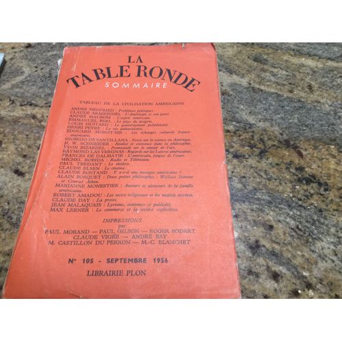 La Table Ronde 105