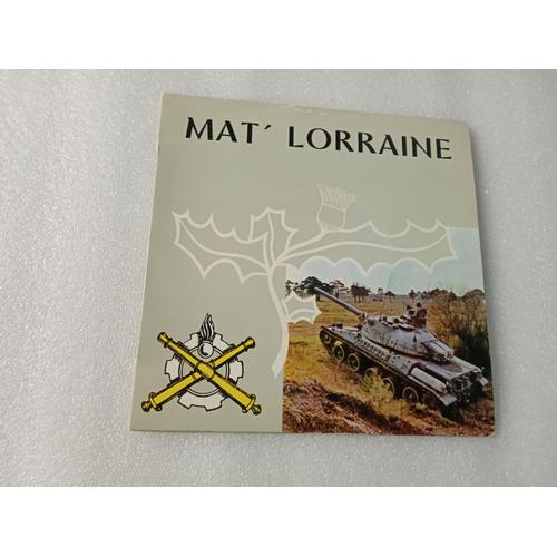 Vinyle 45t Mat' Lorraine Marche Des Unités Du Service Du Matériel De L'armée De Terre