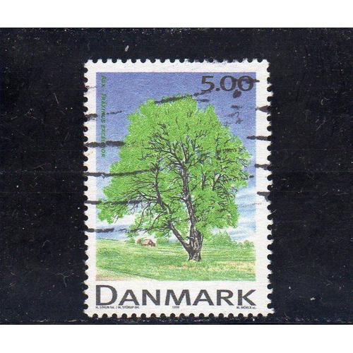 Timbre-Poste Du Danemark (Arbre Feuillu Du Danemark, Frêne)