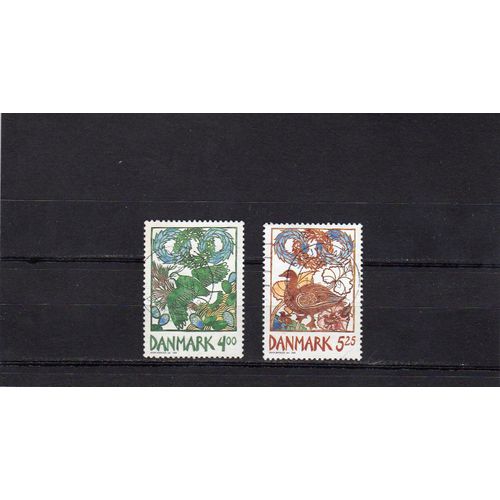 Timbres-Poste Du Danemark (Découpages En Papier De Sonia Brandes)