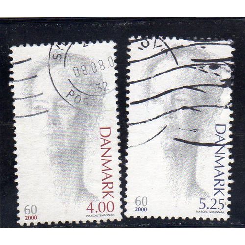 Timbres-Poste Du Danemark (60ème Anniversaire De La Reine Margrethe Ii)