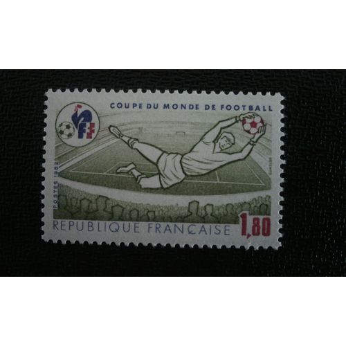 Timbre France (Yt2209) 1982 Coupe Du Monde De Football: Espagne