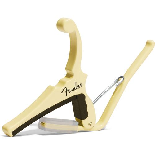 Kyser X Fender Quick-Change Electric Capo Olympic White Capodastre Pour Guitare Électrique