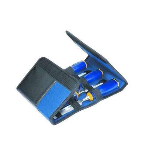 IRWIN Trousse de 5 ciseaux a bois MS500 - 6/10/15/20/25 mm